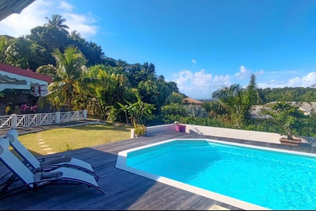 Spacieuse Villa Corossol Avec Piscine Et Jeux Exterieurs Le Gosier  Buitenkant foto